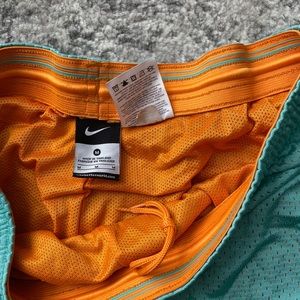 Nike Shorts: Mint/Orange
